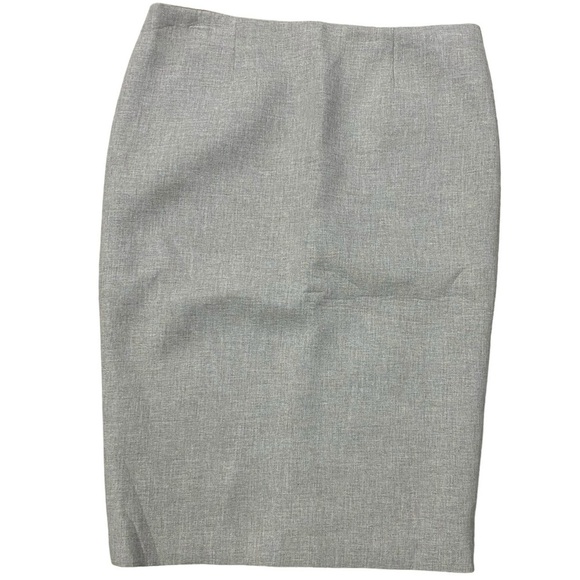 Jennifer Tattanelli Made in Italy Gray Wool Blend Pencil Skirt Size Large - Picture 1 of 5